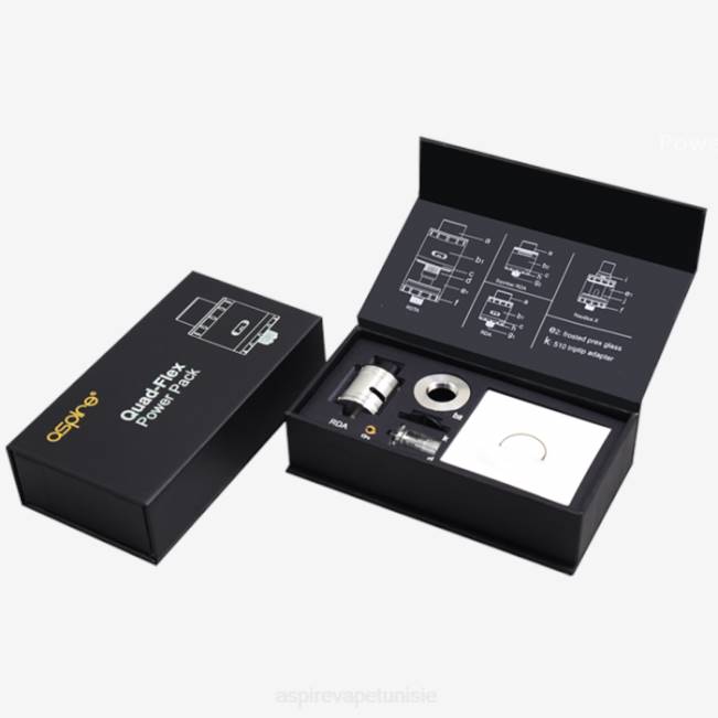 Aspire Quad-Flex bloc d\'alimentation - Aspire vape prix BN4V192 noir